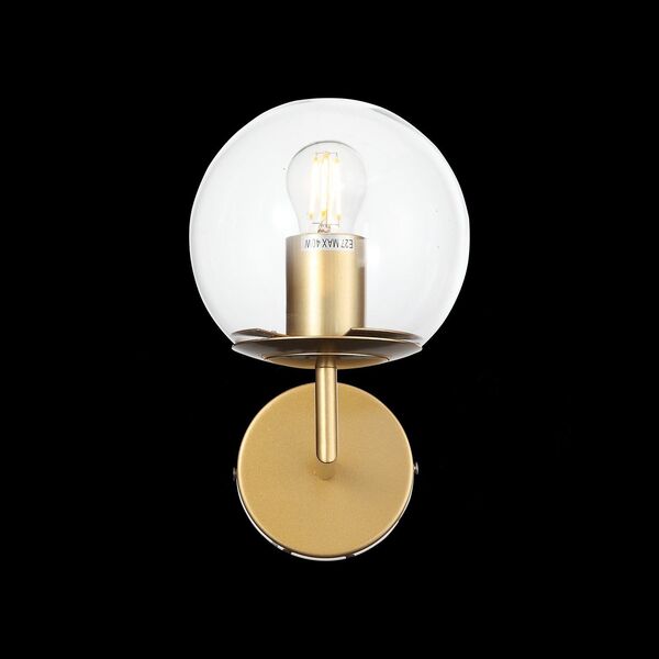 Бра ST Luce Liora [Матовое золото/Прозрачный E27 1*40W]