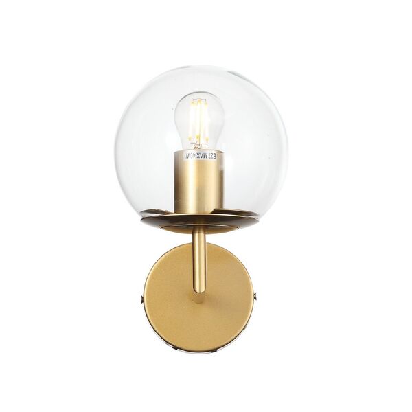 Бра ST Luce Liora [Матовое золото/Прозрачный E27 1*40W]