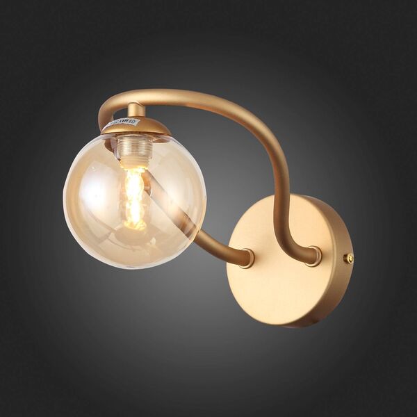Бра ST Luce Legatezza [Золото/Янтарный G9 1*3W]