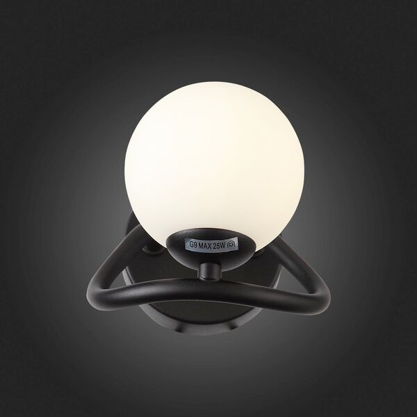 Бра ST Luce Legatezza [Черный/Белый G9 1*3W]