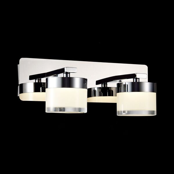 SL1600.101.02 Светильник настенный ST-Luce Хром/Белый LED 2*5W