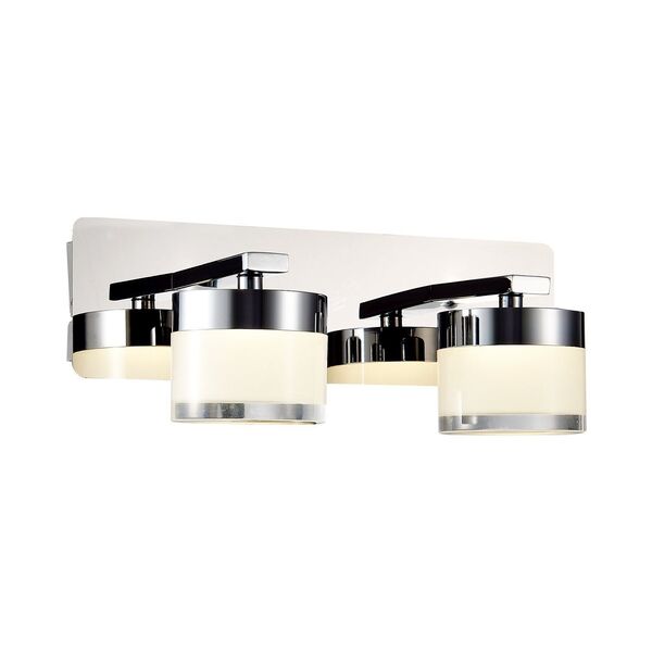 SL1600.101.02 Светильник настенный ST-Luce Хром/Белый LED 2*5W