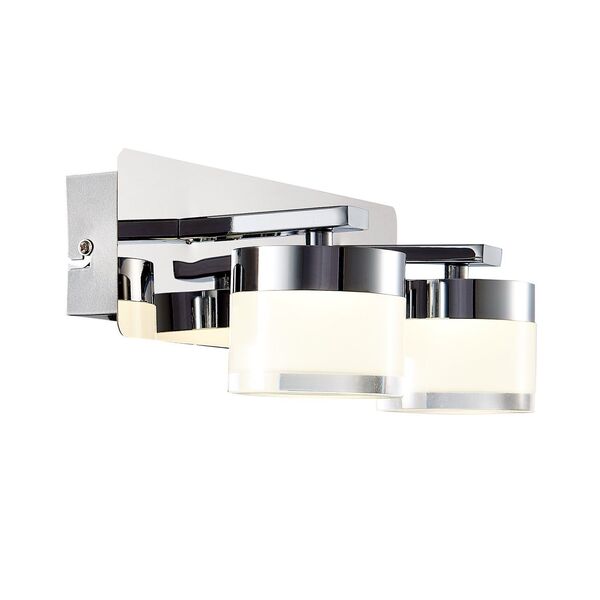 SL1600.101.02 Светильник настенный ST-Luce Хром/Белый LED 2*5W