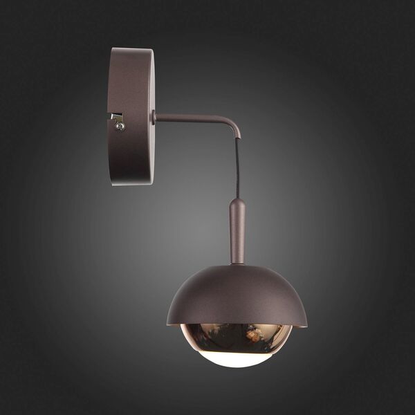 Настенный светильник ST Luce Entolla [Кофейный, Золото/Кофейный, Золото LED 1*8W]