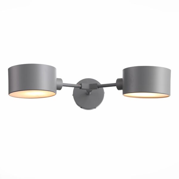 SLE183701-02 Светильник настенный Серый/Серый E14 2*60W