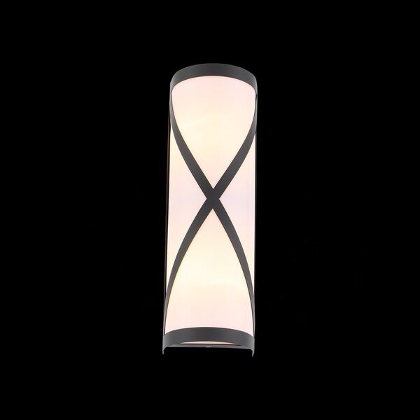 Светильник уличный настенный ST-Luce Agio [ Черный/Белый E27 2*60W]