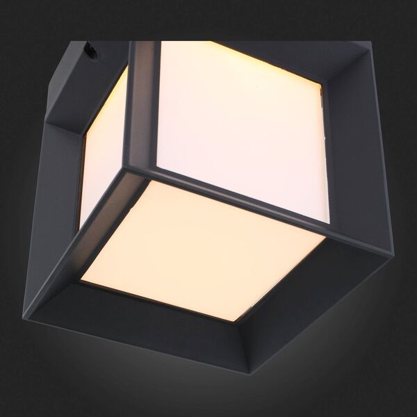 Светильник уличный настенный ST-Luce Cubista [ Черный/Белый LED 1*9W]