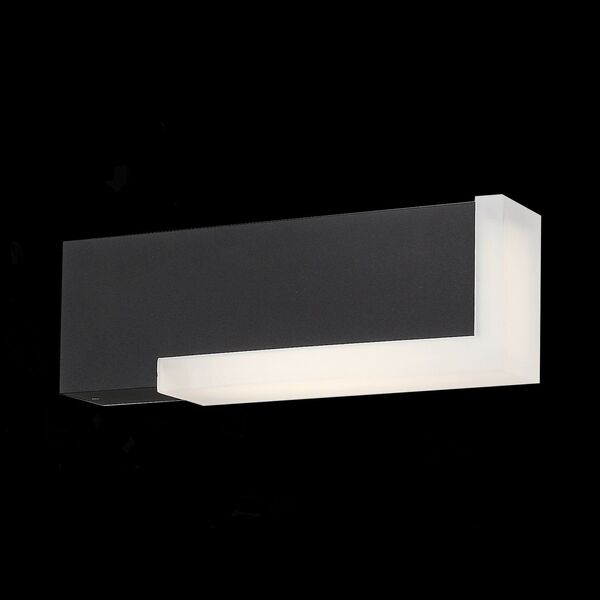 Светильник уличный настенный ST-Luce Posto [Черный/Белый LED 2*2W]