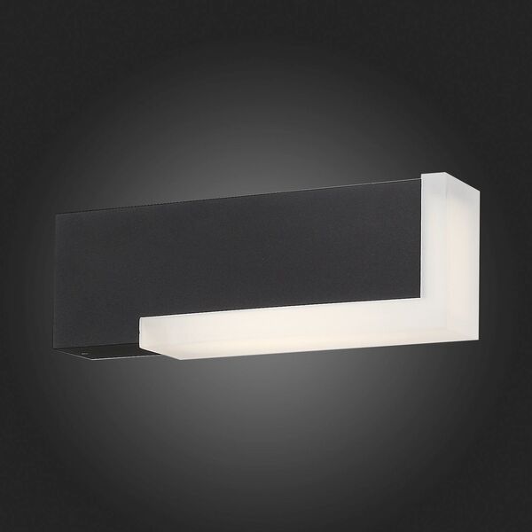 Светильник уличный настенный ST-Luce Posto [Черный/Белый LED 2*2W]