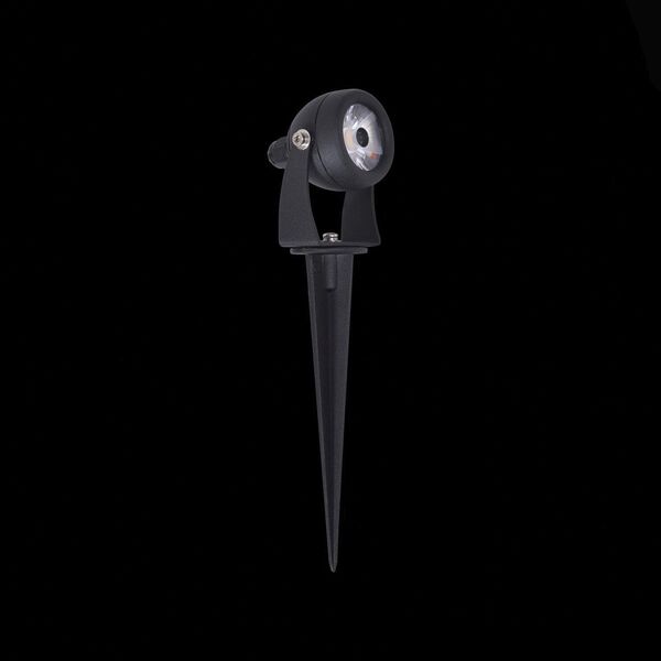 Светильник уличный наземный ST-Luce Reggio [Черный/Прозрачный LED 1*8W]