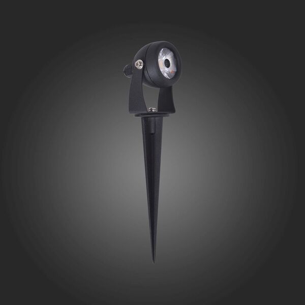Светильник уличный наземный ST-Luce Reggio [Черный/Прозрачный LED 1*8W]