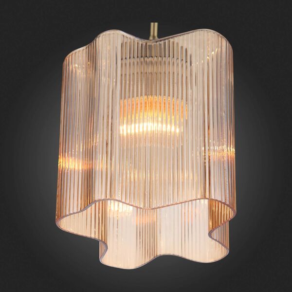 Подвес ST-Luce ONDE [Бронзовый/Янтарный E27 1*60W]