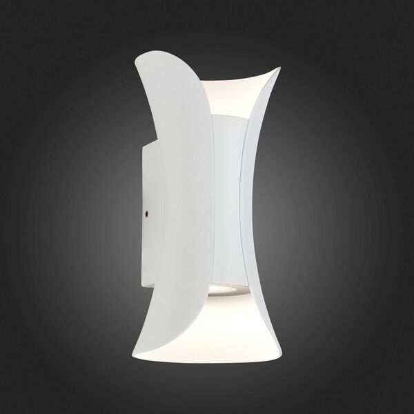 Уличный настенный светодиодный светильник ST Luce Cosetto [Белый/Белый LED 1*12W]