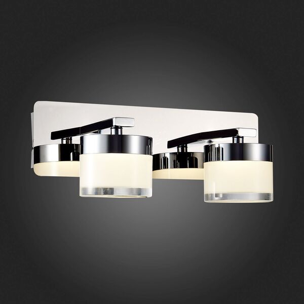 SL1600.101.02 Светильник настенный ST-Luce Хром/Белый LED 2*5W