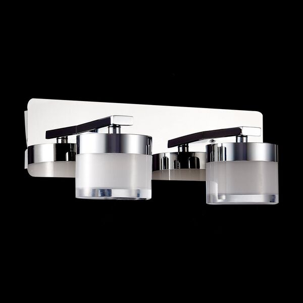 SL1600.101.02 Светильник настенный ST-Luce Хром/Белый LED 2*5W