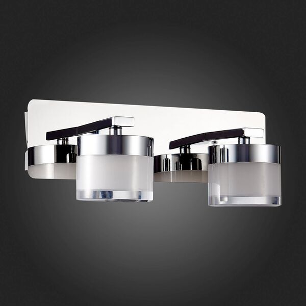 SL1600.101.02 Светильник настенный ST-Luce Хром/Белый LED 2*5W