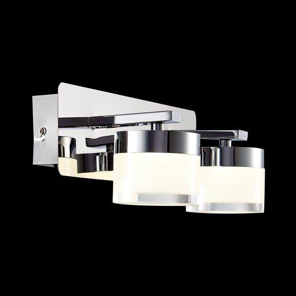 SL1600.101.02 Светильник настенный ST-Luce Хром/Белый LED 2*5W
