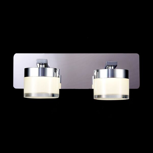 SL1600.101.02 Светильник настенный ST-Luce Хром/Белый LED 2*5W