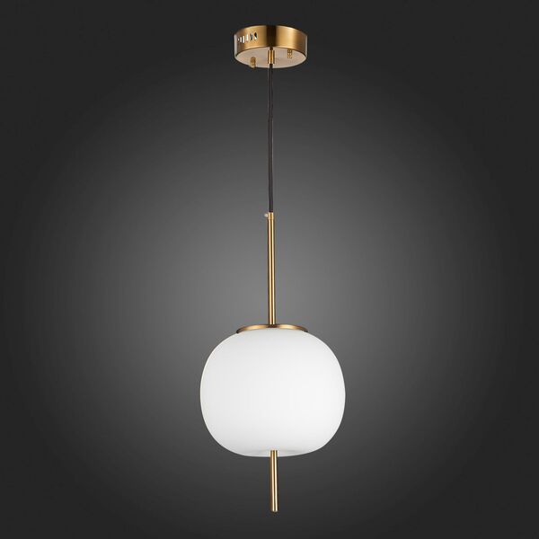 SL1621.203.01 Подвес ST-Luce Золото/Белый LED 1*13W 3000K