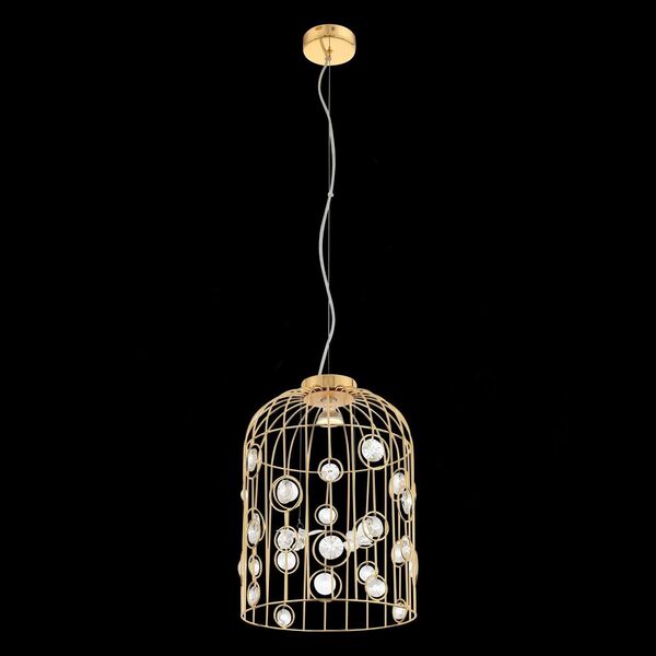 Подвес ST-Luce GABRIO [Золото/Золото, Прозрачный GU10 1*50W]