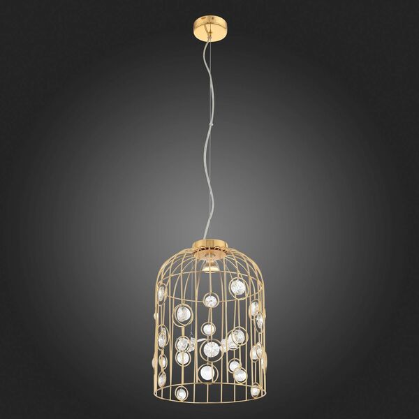 Подвес ST-Luce GABRIO [Золото/Золото, Прозрачный GU10 1*50W]