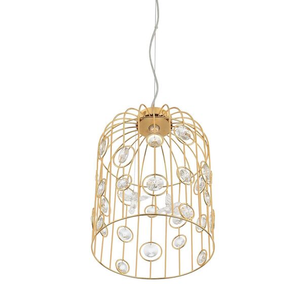 Подвес ST-Luce GABRIO [Золото/Золото, Прозрачный GU10 1*50W]