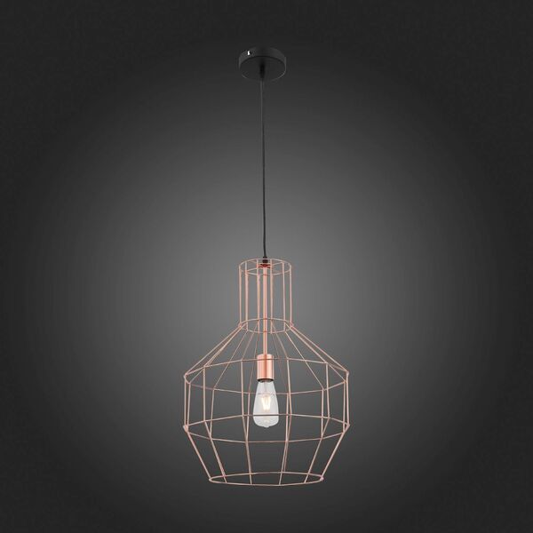 Подвес ST-Luce RETE [Черный/Латунь E27 1*60W]