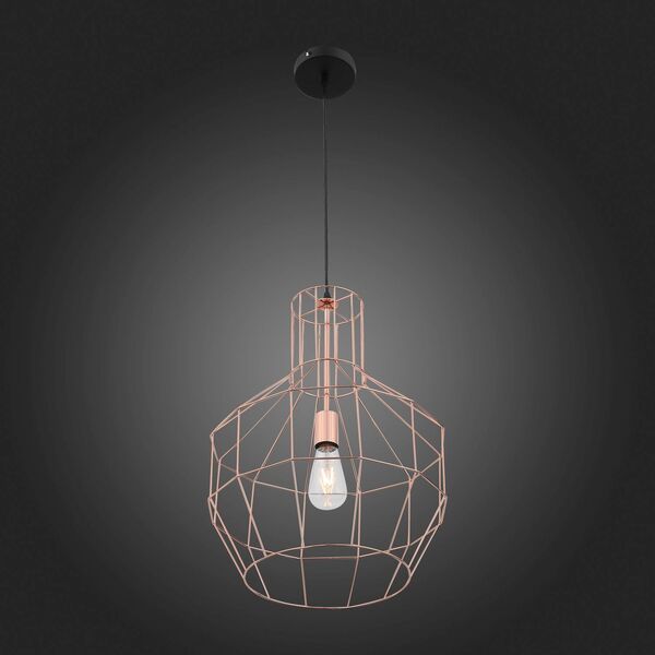 Подвес ST-Luce RETE [Черный/Латунь E27 1*60W]