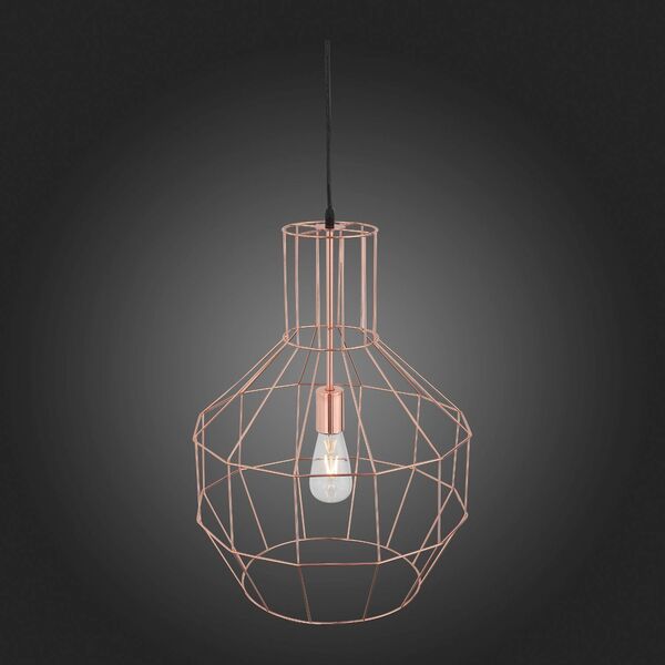 Подвес ST-Luce RETE [Черный/Латунь E27 1*60W]