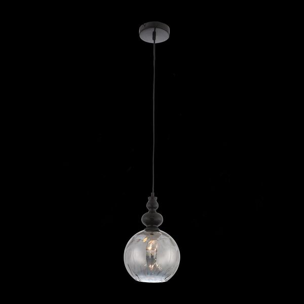Подвесной светильник ST Luce Bacineto [Черный/Дымчатый E27 1*40W]