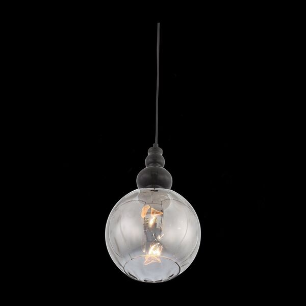 Подвесной светильник ST Luce Bacineto [Черный/Дымчатый E27 1*40W]