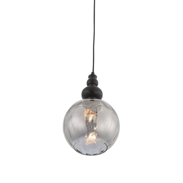 Подвесной светильник ST Luce Bacineto [Черный/Дымчатый E27 1*40W]
