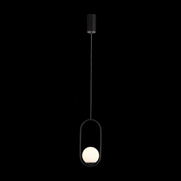 Подвесной светодиодный светильник ST Luce Donolo [Черный/Белый LED 1*8W]