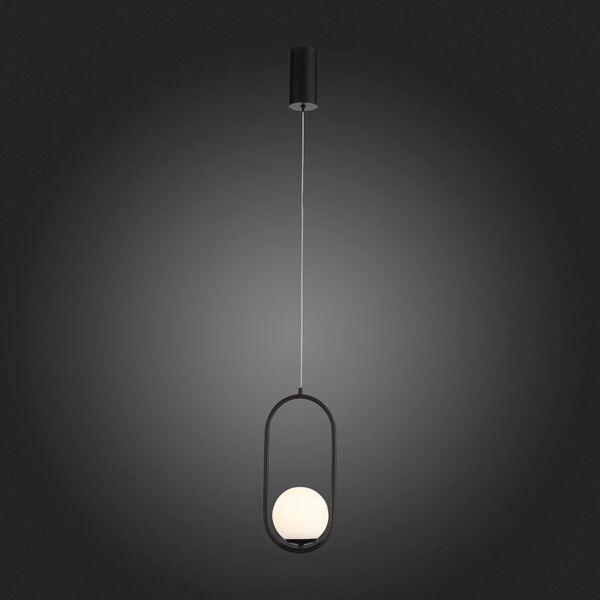 Подвесной светодиодный светильник ST Luce Donolo [Черный/Белый LED 1*8W]
