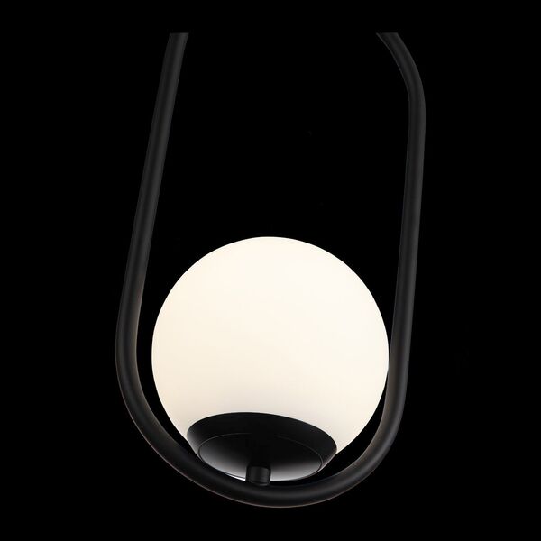 Подвесной светодиодный светильник ST Luce Donolo [Черный/Белый LED 1*8W]