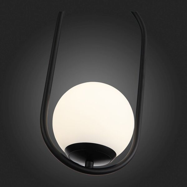 Подвесной светодиодный светильник ST Luce Donolo [Черный/Белый LED 1*8W]