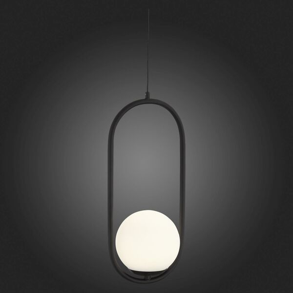 Подвесной светодиодный светильник ST Luce Donolo [Черный/Белый LED 1*8W]