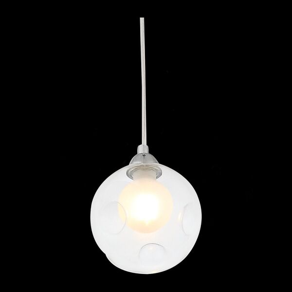Подвес ST-Luce DUALITA [Хром/Прозрачный, Белый G9 1*3W]