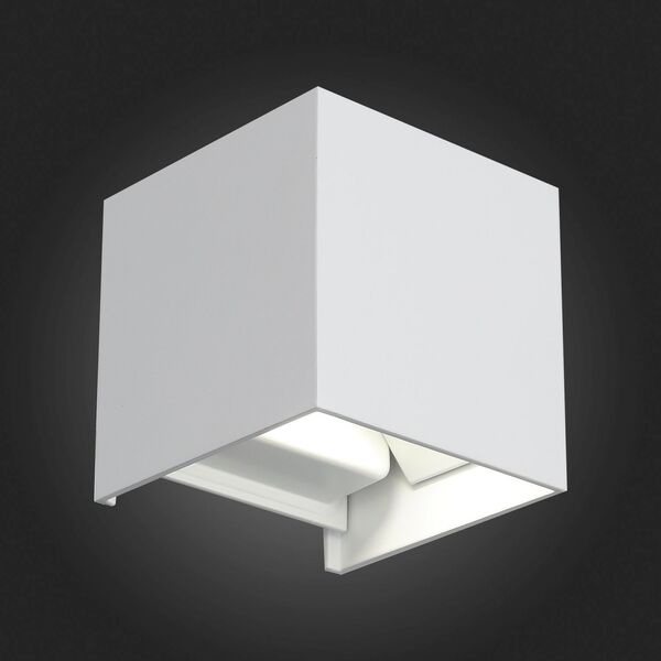 Светильник уличный настенный Staffa [ST-Luce Белый/Белый LED 2*3W]