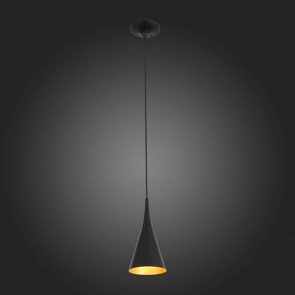 Подвесной светильник ST Luce Gocce [Черный/Черный, Золото E27 1*40W]
