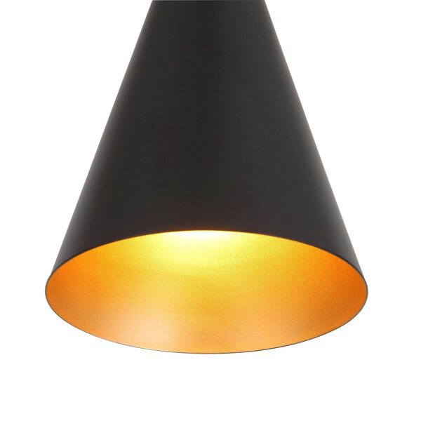 Подвесной светильник ST Luce Gocce [Черный/Черный, Золото E27 1*40W]