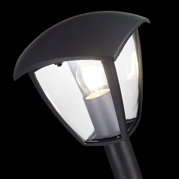 SL081.405.01 Светильник уличный наземный ST-Luce Черный/Черный, Прозрачный E27 1*40W
