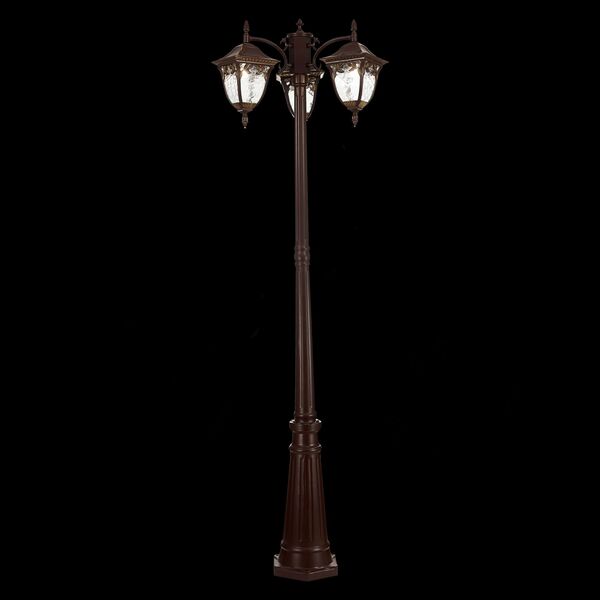SL083.705.03 Светильник уличный наземный ST-Luce Кофейный/Кофейный, Прозрачный E27 3*60W