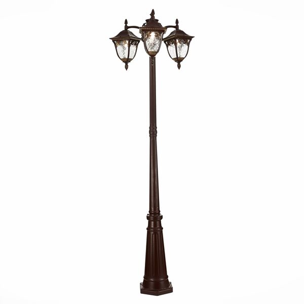 SL083.705.03 Светильник уличный наземный ST-Luce Кофейный/Кофейный, Прозрачный E27 3*60W
