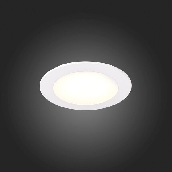 ST209.538.06 Св-к встр. Белый LED 1*6W 3000K 330Lm Ra70 110° IP20 D120xH8 90-265V