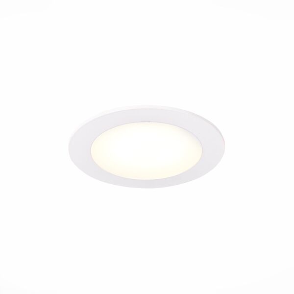 ST209.538.06 Св-к встр. Белый LED 1*6W 3000K 330Lm Ra70 110° IP20 D120xH8 90-265V