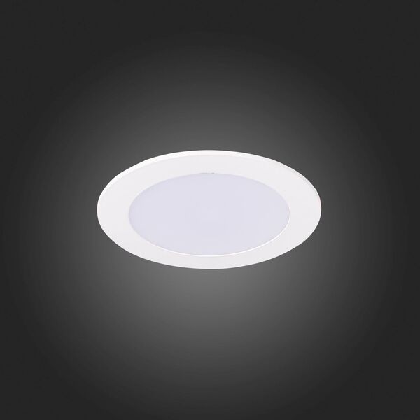 ST209.538.06 Св-к встр. Белый LED 1*6W 3000K 330Lm Ra70 110° IP20 D120xH8 90-265V