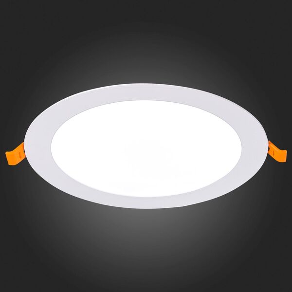 ST209.538.15 Св-к встр. Белый LED 1*15W 3000K 1 020Lm Ra70 110° IP20 D190xH8 90-265V