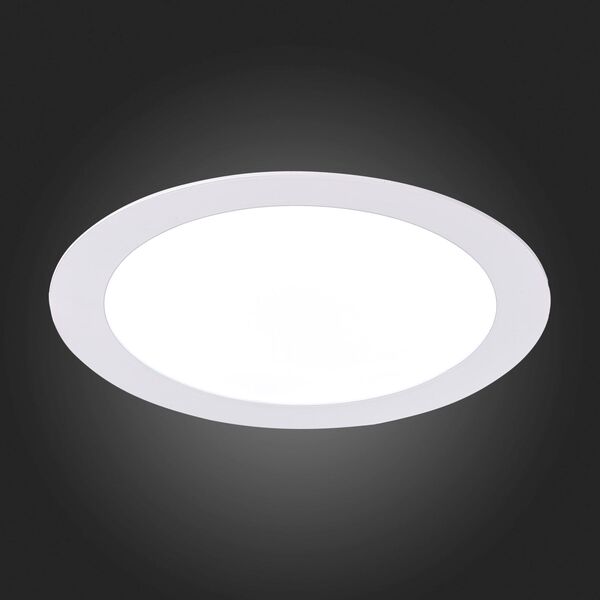 ST209.538.15 Св-к встр. Белый LED 1*15W 3000K 1 020Lm Ra70 110° IP20 D190xH8 90-265V