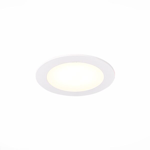 ST209.548.06 Св-к встр. Белый LED 1*6W 4000K 370Lm Ra70 110° IP20 D120xH8 90-265V